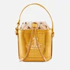 Vivienne Westwood Daisy Drawstring Logo-Jacquard Leather Bucket Bag - Image 1