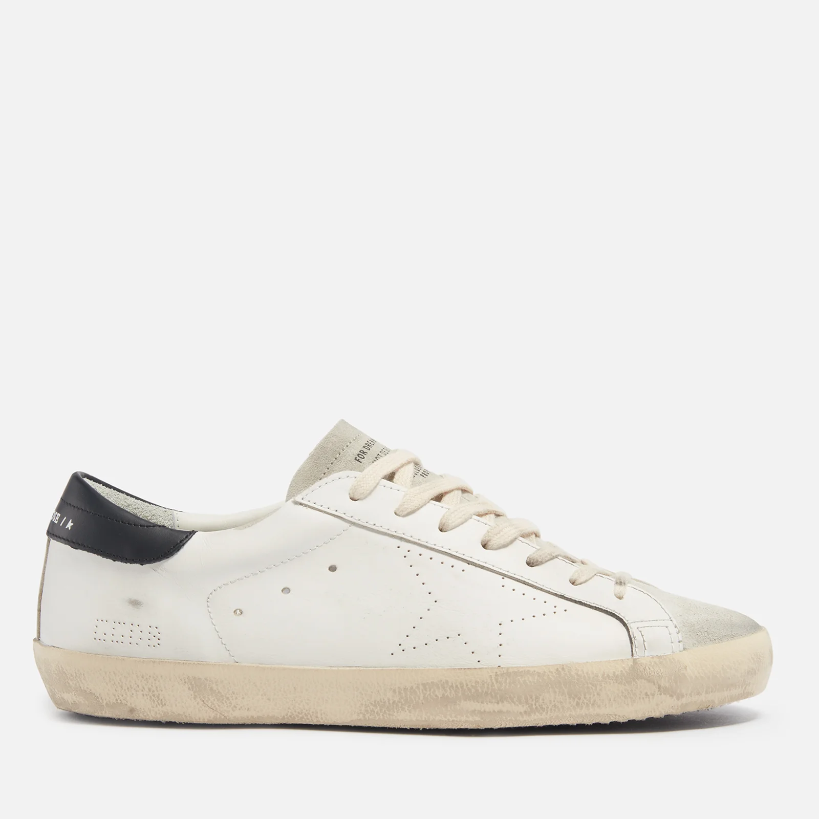 Golden Goose Men's Superstar Leather and Suede Trainers Image 1
