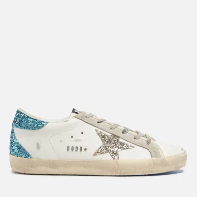 Golden Goose Women's Superstar Leather and Suede Trainers - UK 3
