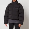 Alexander Wang Channel Jacquard Logo Quilted Shell Jacket - Image 1