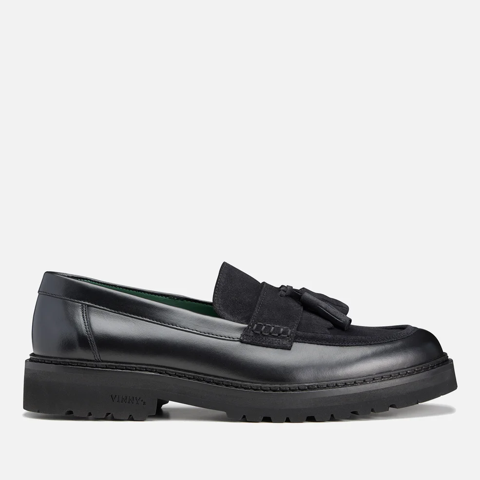 Vinny's Men's Le Club Horsebit Snaffle Leather Loafers Image 1