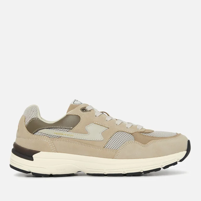 Stepney Workers Club Amiel S Suede and Mesh Trainers