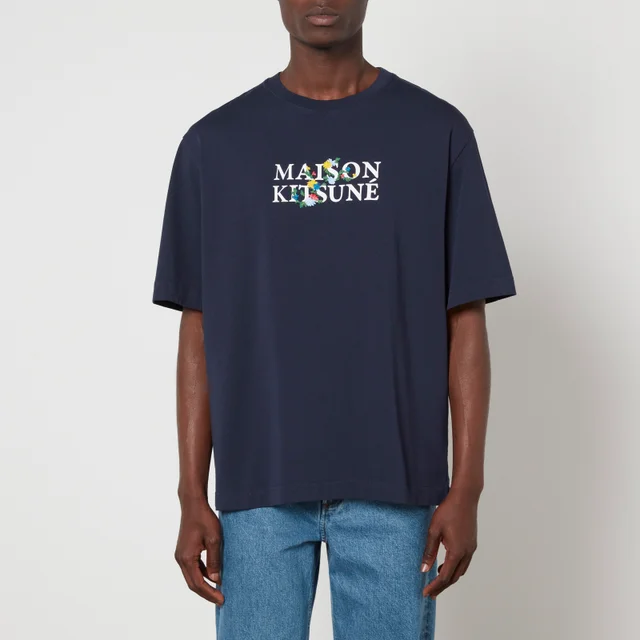 Maison Kitsuné Flowers Oversized Cotton-Jersey T-Shirt
