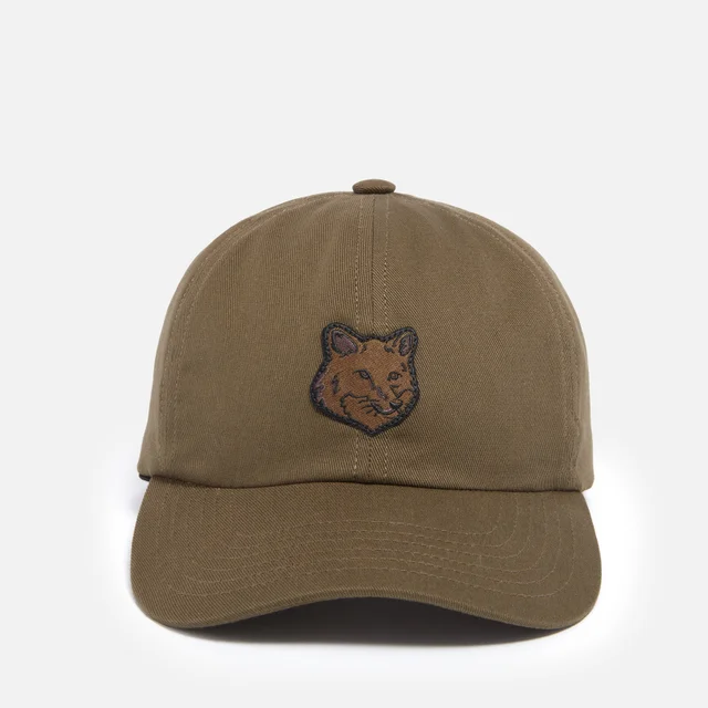 Maison Kitsuné Fox Head Cotton-Twill Baseball Cap