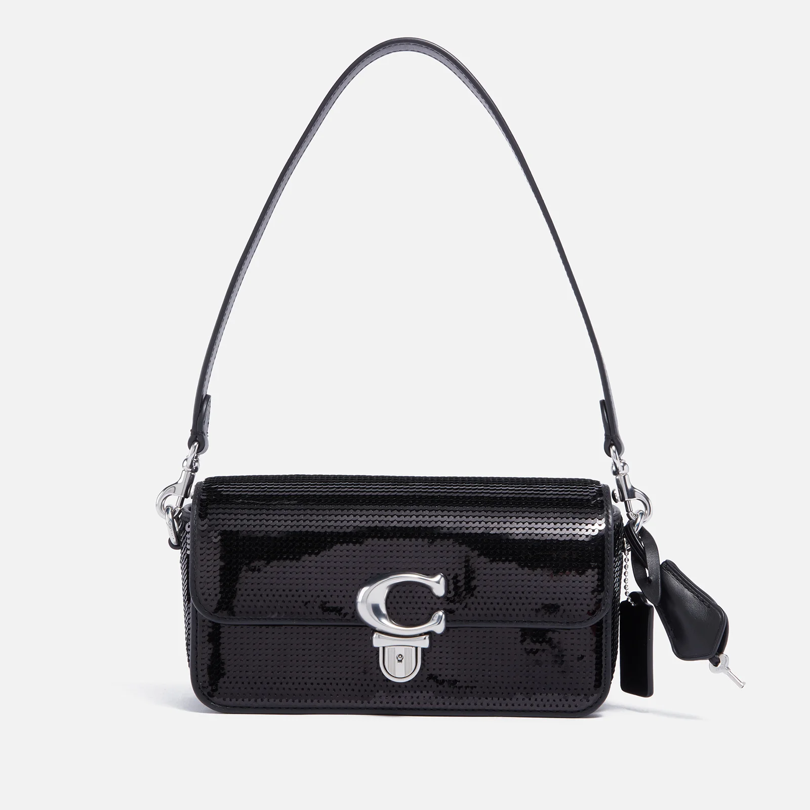 Coach Studio Sequinned Leather Baguette Bag Image 1