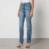 Good American Good Icon Denim Straight-Leg Jeans - Image 1