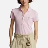 Polo Ralph Lauren Julie Cotton-Blend Piqué Polo Shirt - Image 1