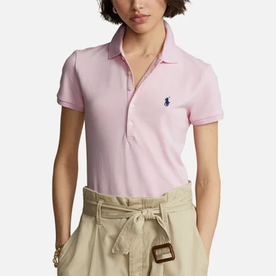 Polo Ralph Lauren Julie Cotton-Blend Piqué Polo Shirt
