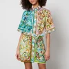 Alemais Dreamer Printed Linen Mini Dress - Image 1