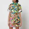 Alemais Yvette Floral-Print Linen Shirt - UK 6 - Image 1