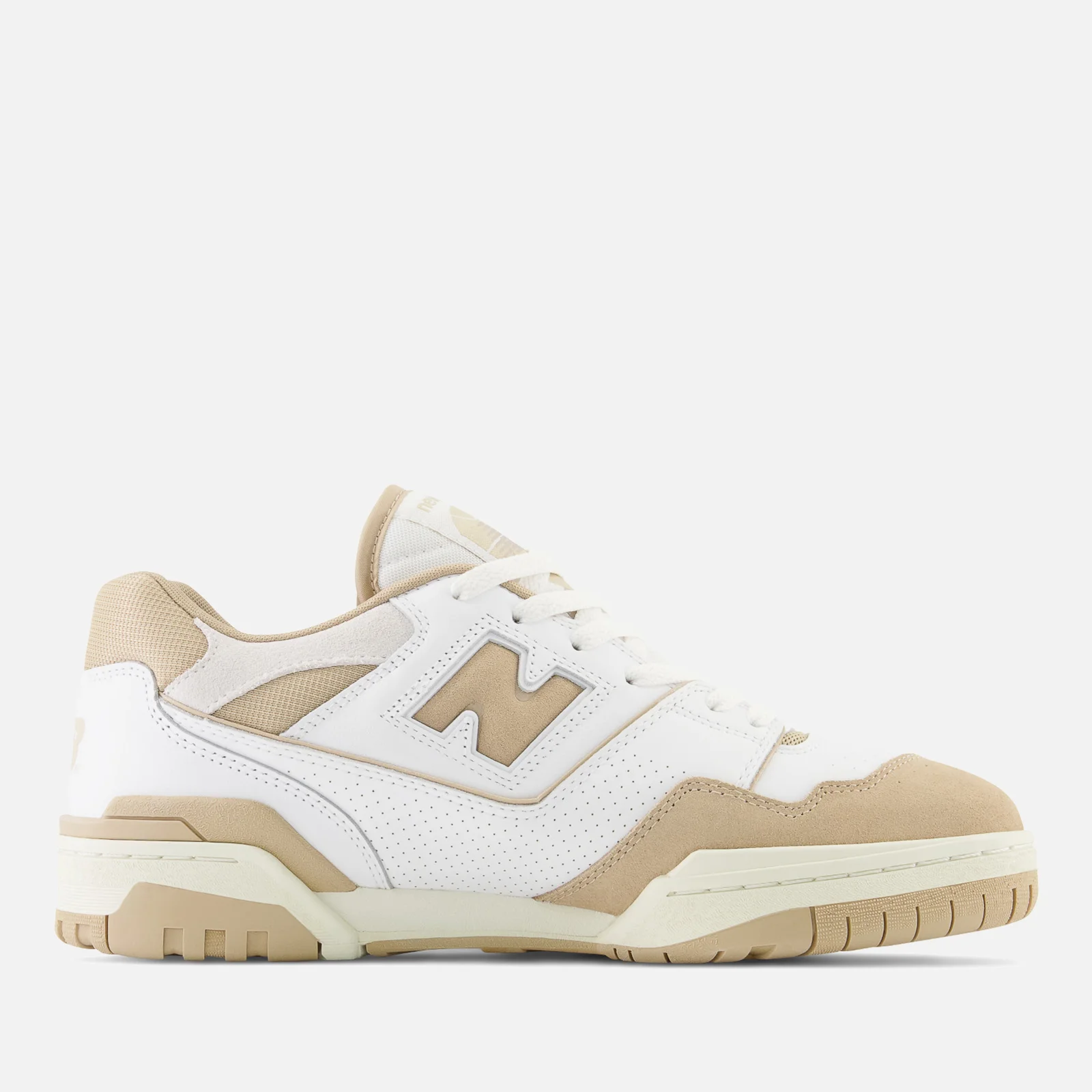 New Balance 550 Leather and Nubuck Trainers Image 1