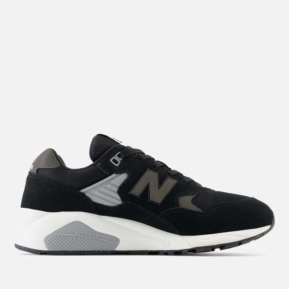 New Balance Men's 580 Suede and Mesh Trainers - UK 8 Image 1