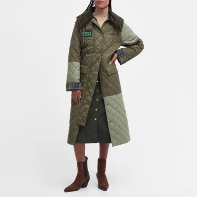 Barbour x GANNI Burghley Quilted Shell Coat