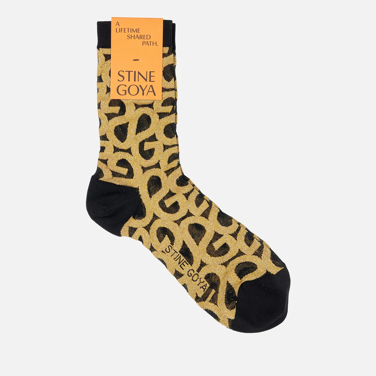 Stine Goya Iggy Logo Print Mesh Jacquard-Knit Socks Image 1