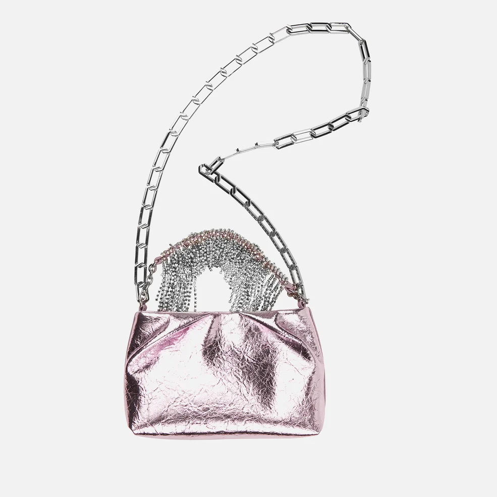 Stine Goya Cruz Mini Crystal Fringe Leather Crossbody Bag Image 1
