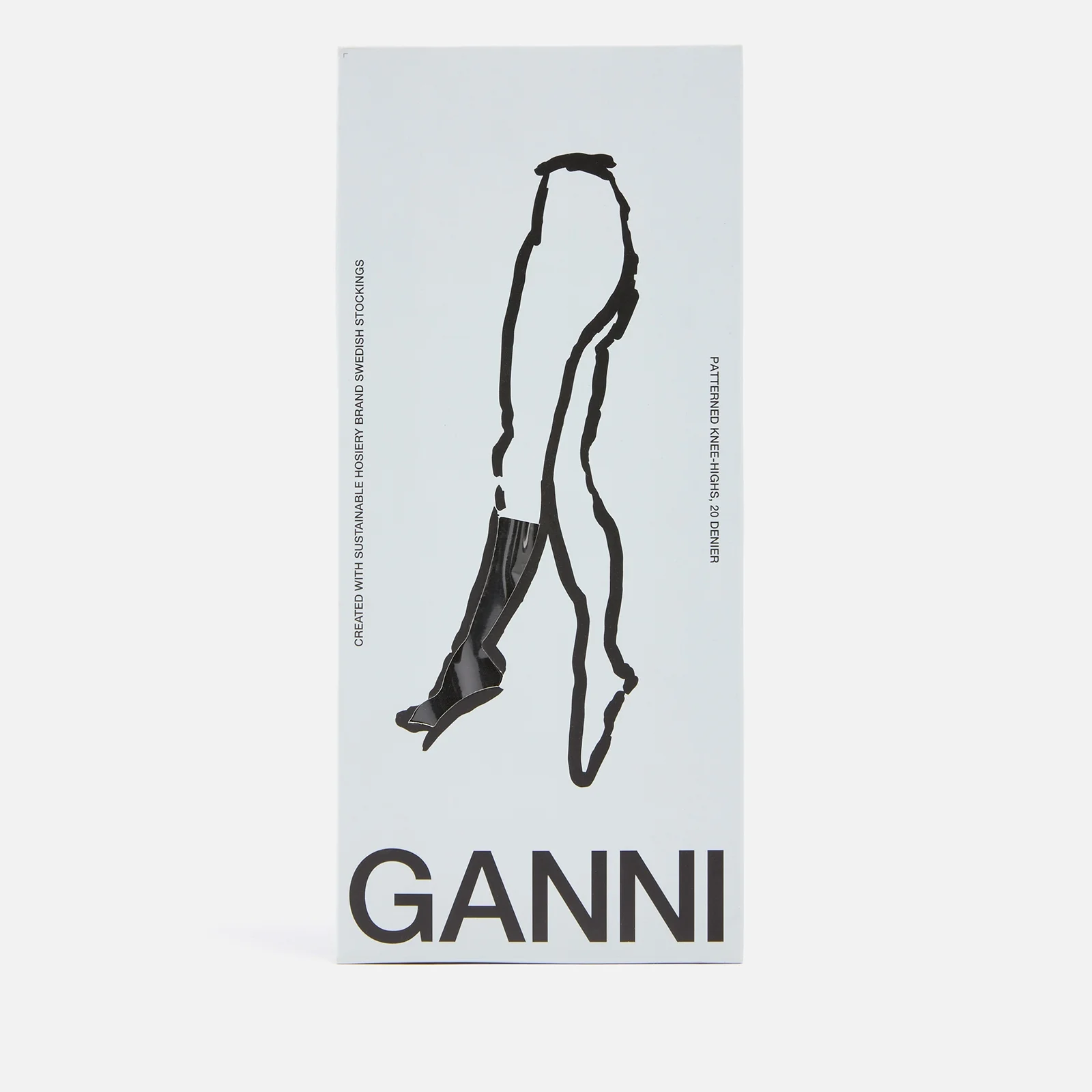 Ganni Butterfly Logo-Jacquard Socks Image 1