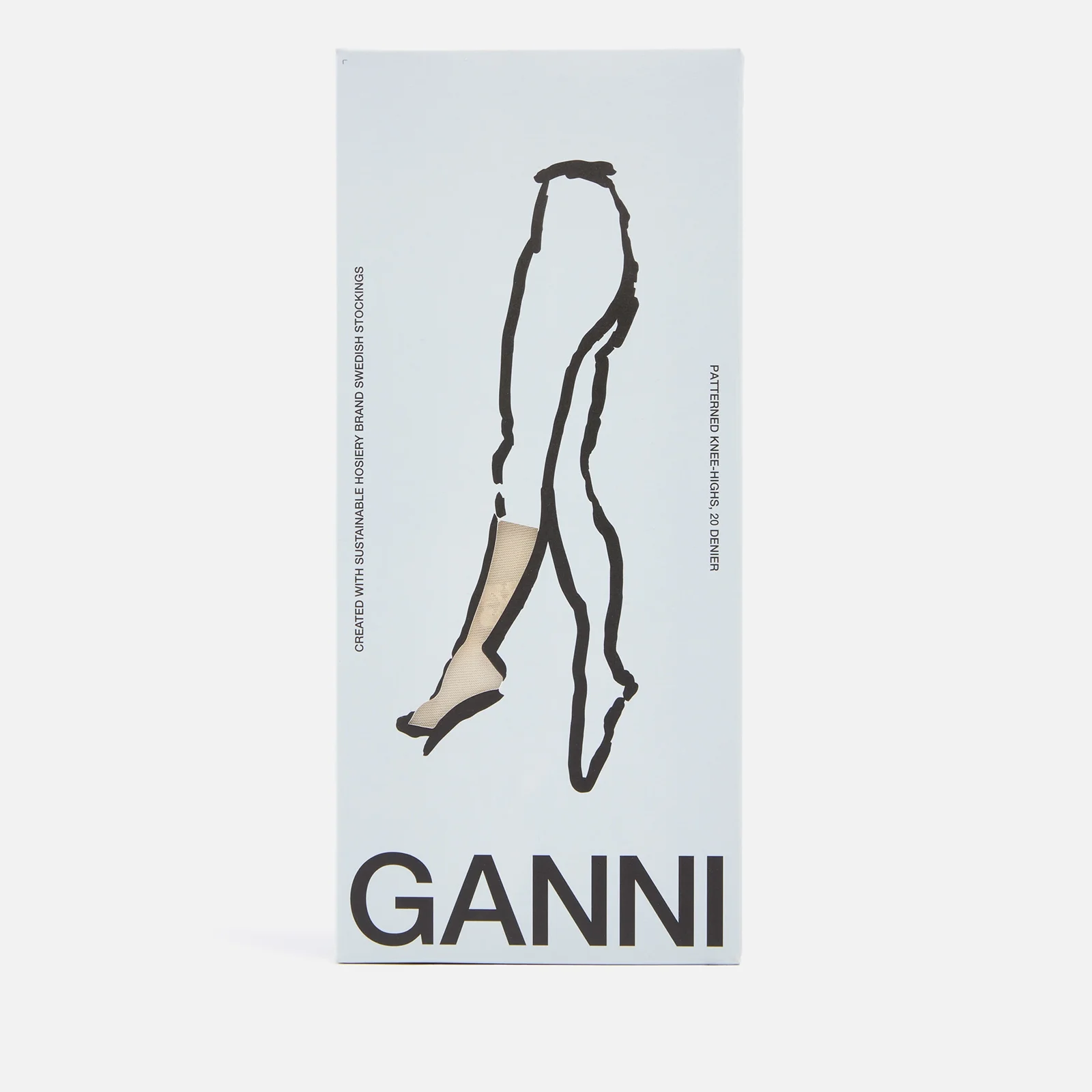 Ganni Butterfly Logo-Jacquard Socks Image 1