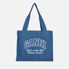 Ganni Large Easy Denim Tote Bag - Image 1