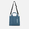 Ganni Tech Recycled Denim Small Tote Bag - Image 1