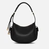 Ganni Swing Recycled Leather and Faux Leather Shoulder Bag - Image 1