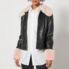 Jakke Brittany Cropped Faux Leather Jacket - Image 1