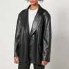 Jakke Frankie Faux Leather Oversized Blazer - Image 1