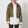 Jakke Naomi Cropped Padded Faux Leather Jacket - Image 1