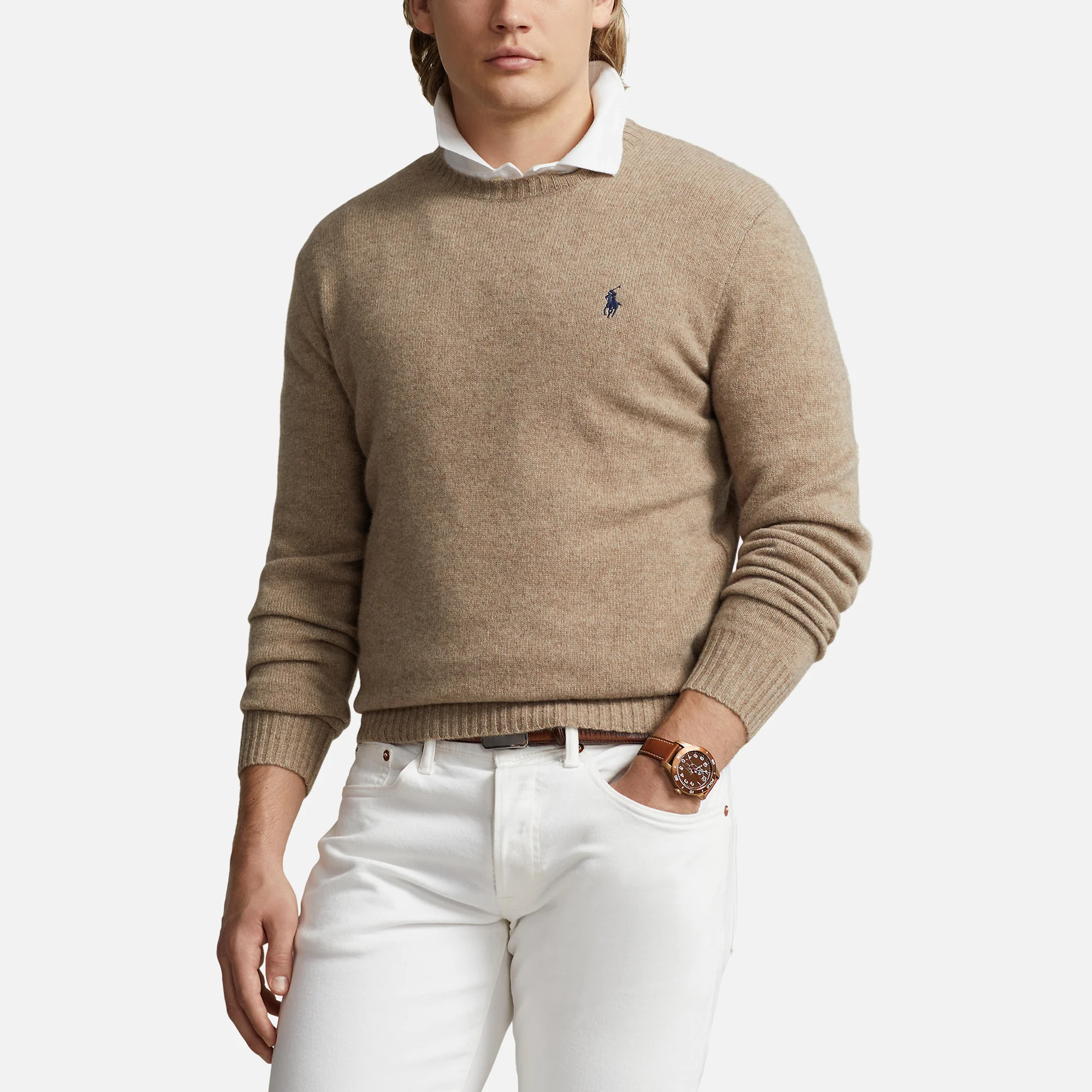 Polo Ralph Lauren Wool and Cashmere-Blend Jumper Image 1