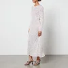 Ganni 3D Sequined Mesh Maxi Dress - Image 1