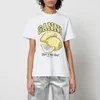 Ganni Lemon Organic Cotton T-Shirt - Image 1
