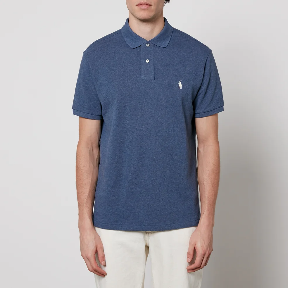 Polo Ralph Lauren Custom Slim Fit Cotton-Piqué Polo Shirt Image 1