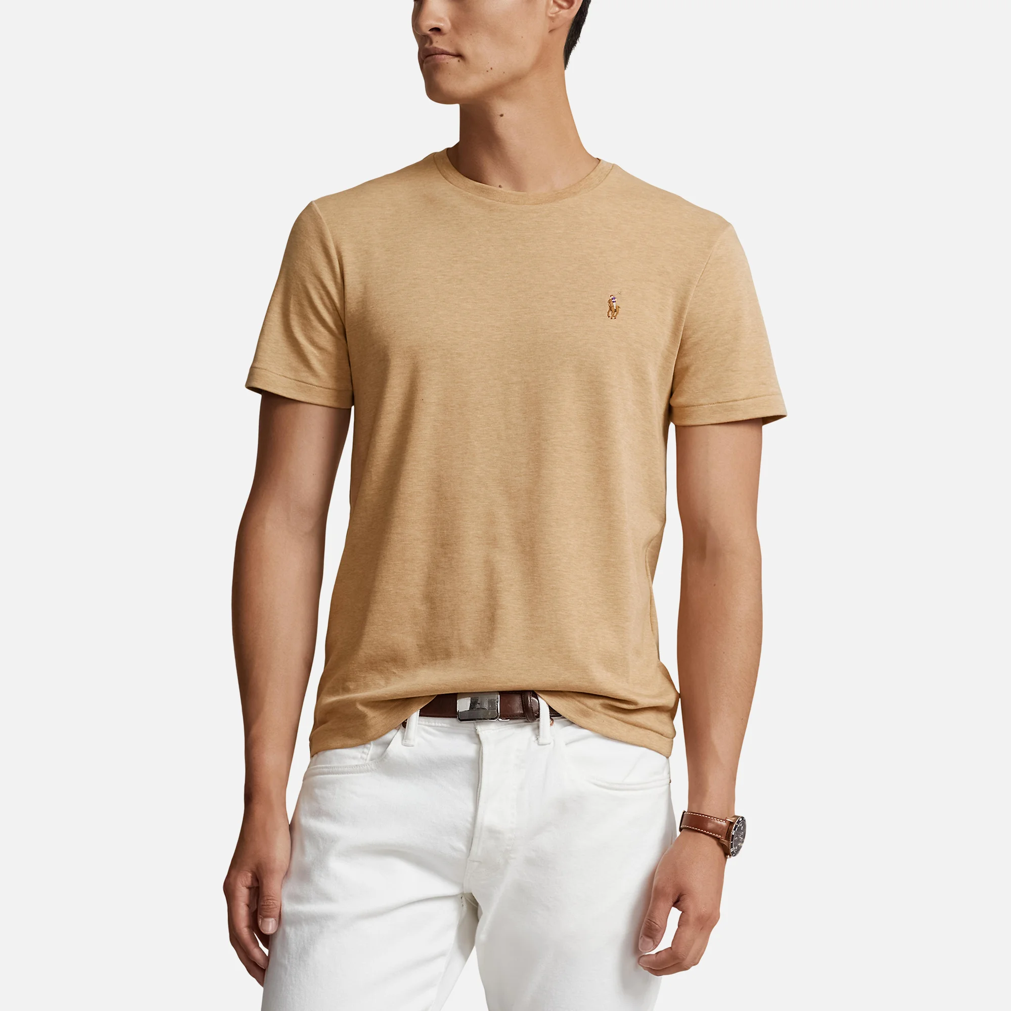 Polo Ralph Lauren Custom Slim-Fit Cotton T-Shirt Image 1