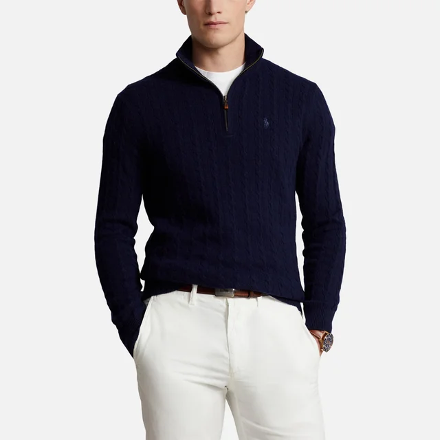 Polo Ralph Lauren Cable-Knit Wool and Cotton-Blend Jumper