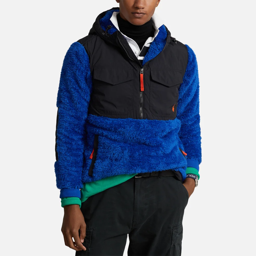 Polo Ralph Lauren Fleece and Nylon Half-Zip Jacket Image 1