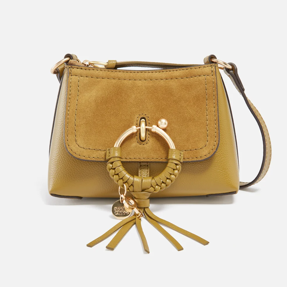 See By Chloé Joan Mini Leather and Suede Crossbody Bag Image 1