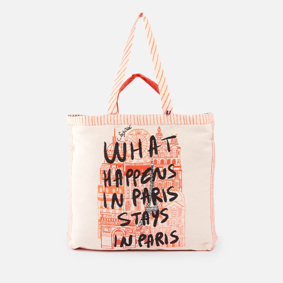 See By Chloé What Happens Canvas Tote Bag Image 1