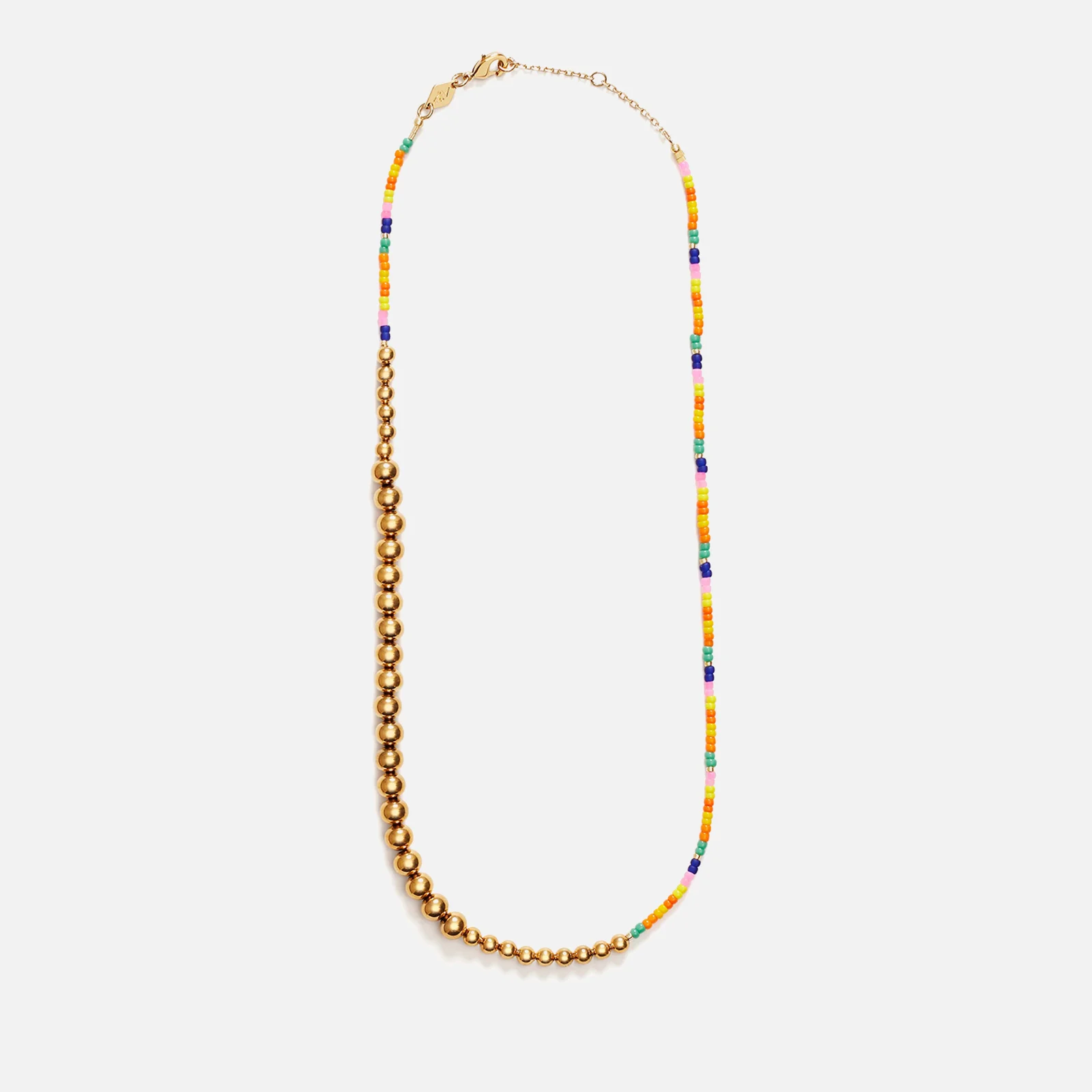 Anni Lu Maybe Baby 18-Karat Gold-Plated Beaded Necklace Image 1