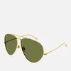 Gucci Metal Aviator-Style Sunglasses - Image 1