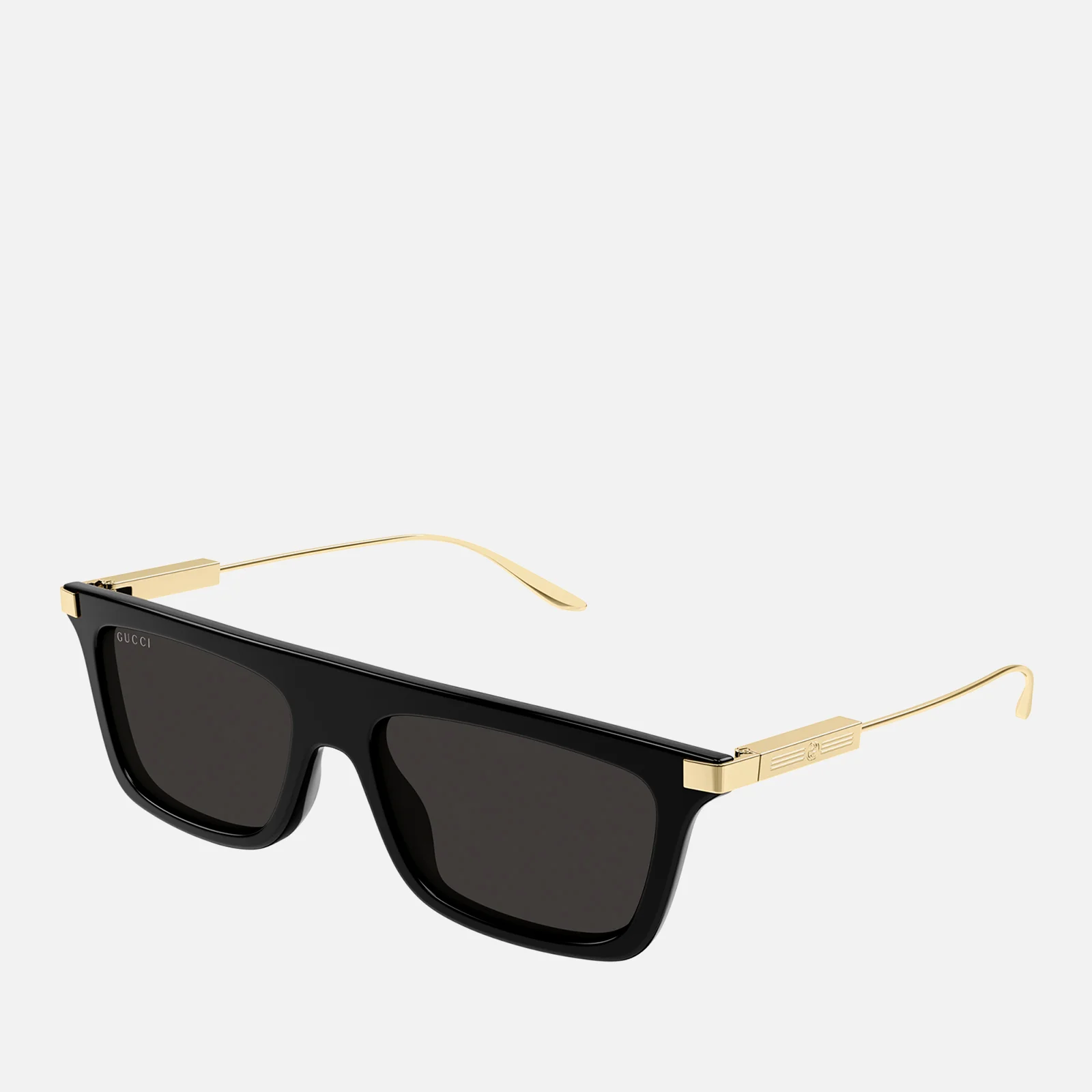 Gucci Recycled Metal and Acetate Square-Frame Sunglasses Image 1