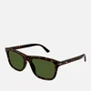 Gucci Tortoiseshell Recycled Acetate Square-Frame Sunglasses - Image 1