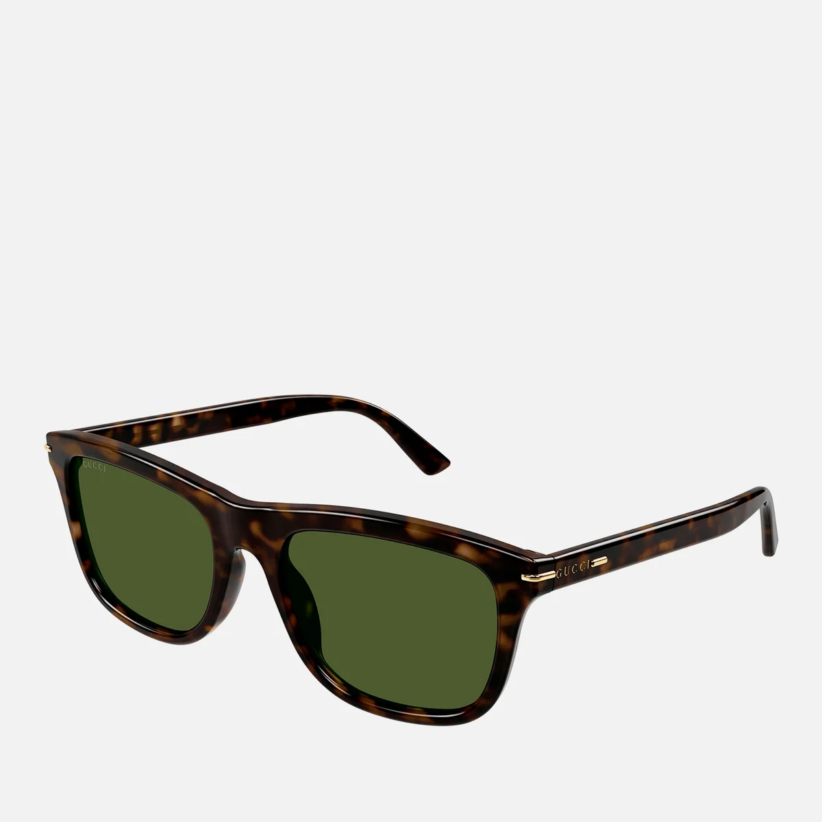 Gucci Tortoiseshell Recycled Acetate Square-Frame Sunglasses Image 1