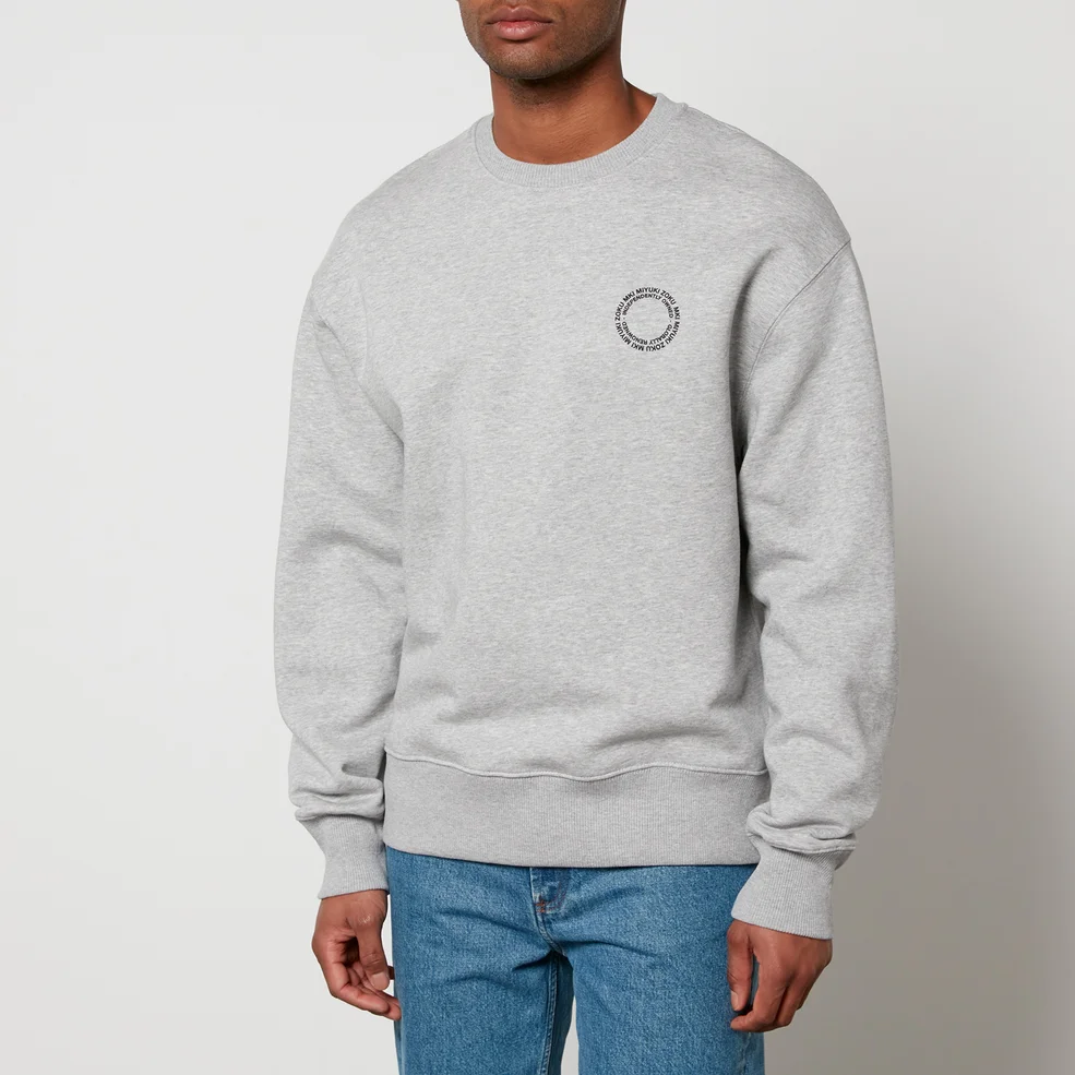 MKI MIYUKI ZOKU Circle Cotton-Blend Jersey Sweatshirt Image 1