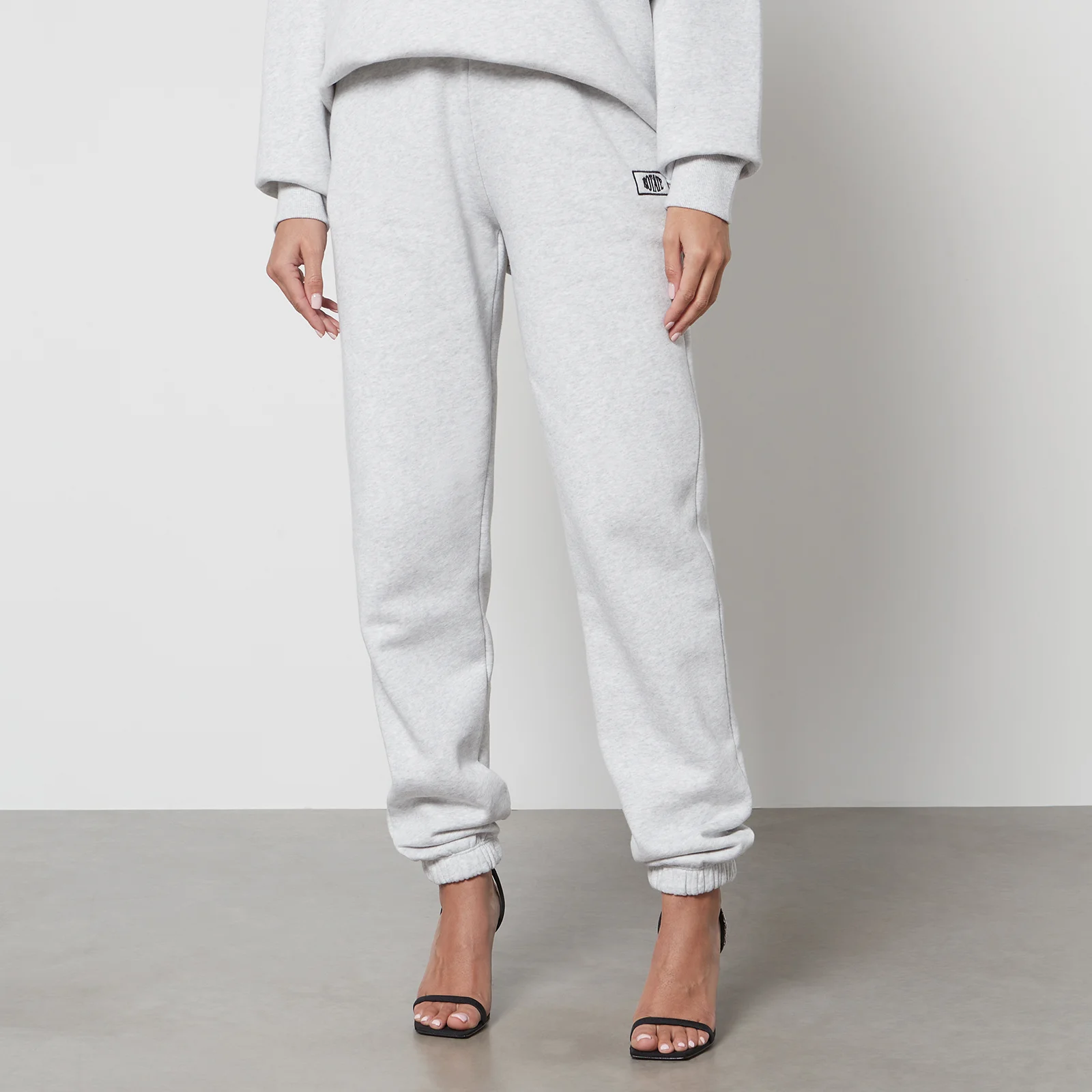 Rotate Sunday Logo-Embroidered Cotton-Jersey Joggers - XS Image 1