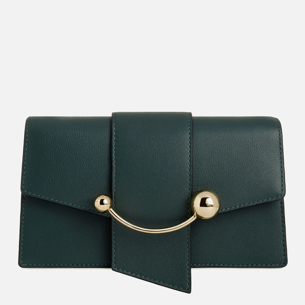 Strathberry Crescent Leather Shoulder Bag Image 1
