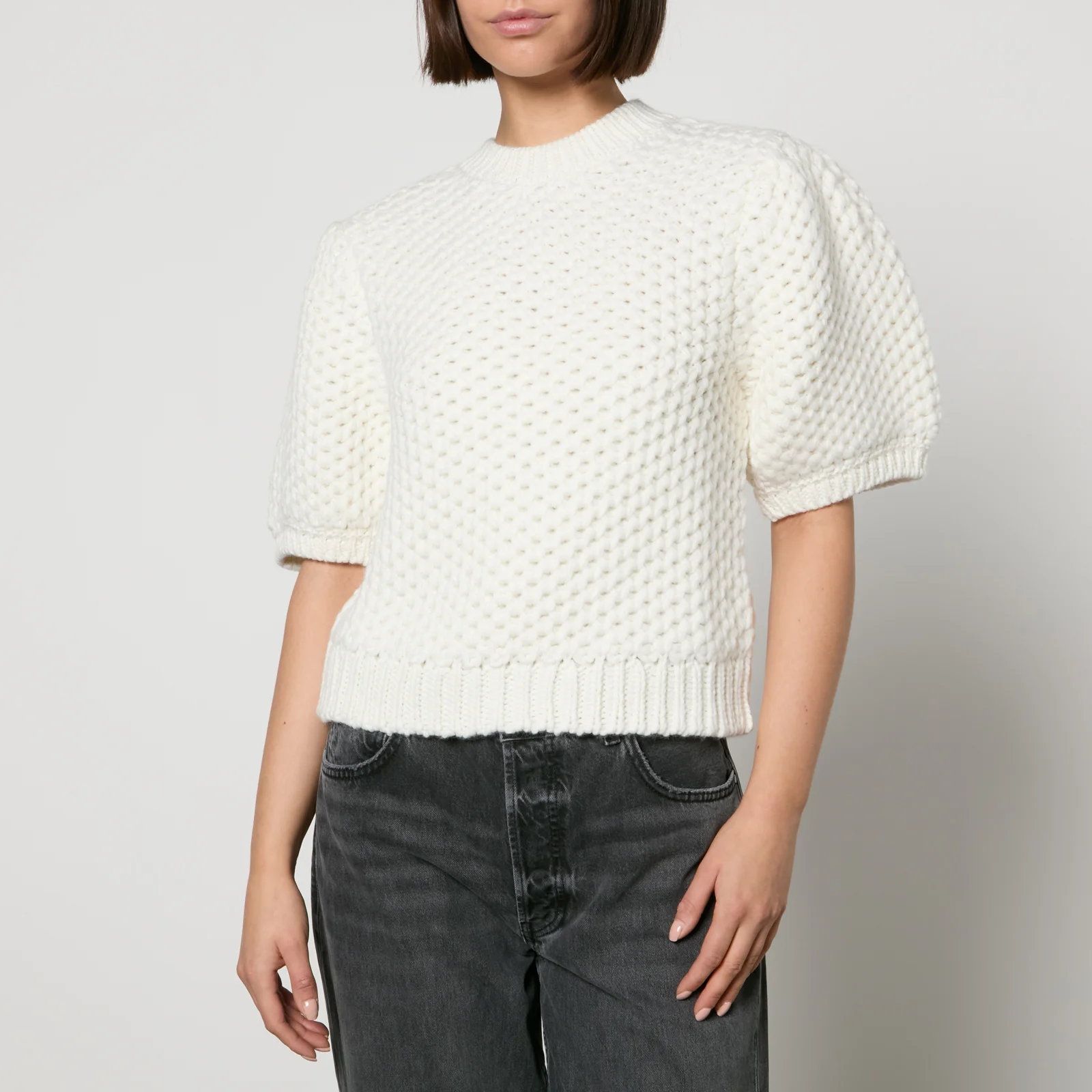 Anine Bing Brittany Wool-Blend Sweater - XS Image 1