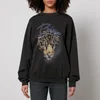 Anine Bing Harvey Leopard-Print Cotton Sweatshirt - Image 1