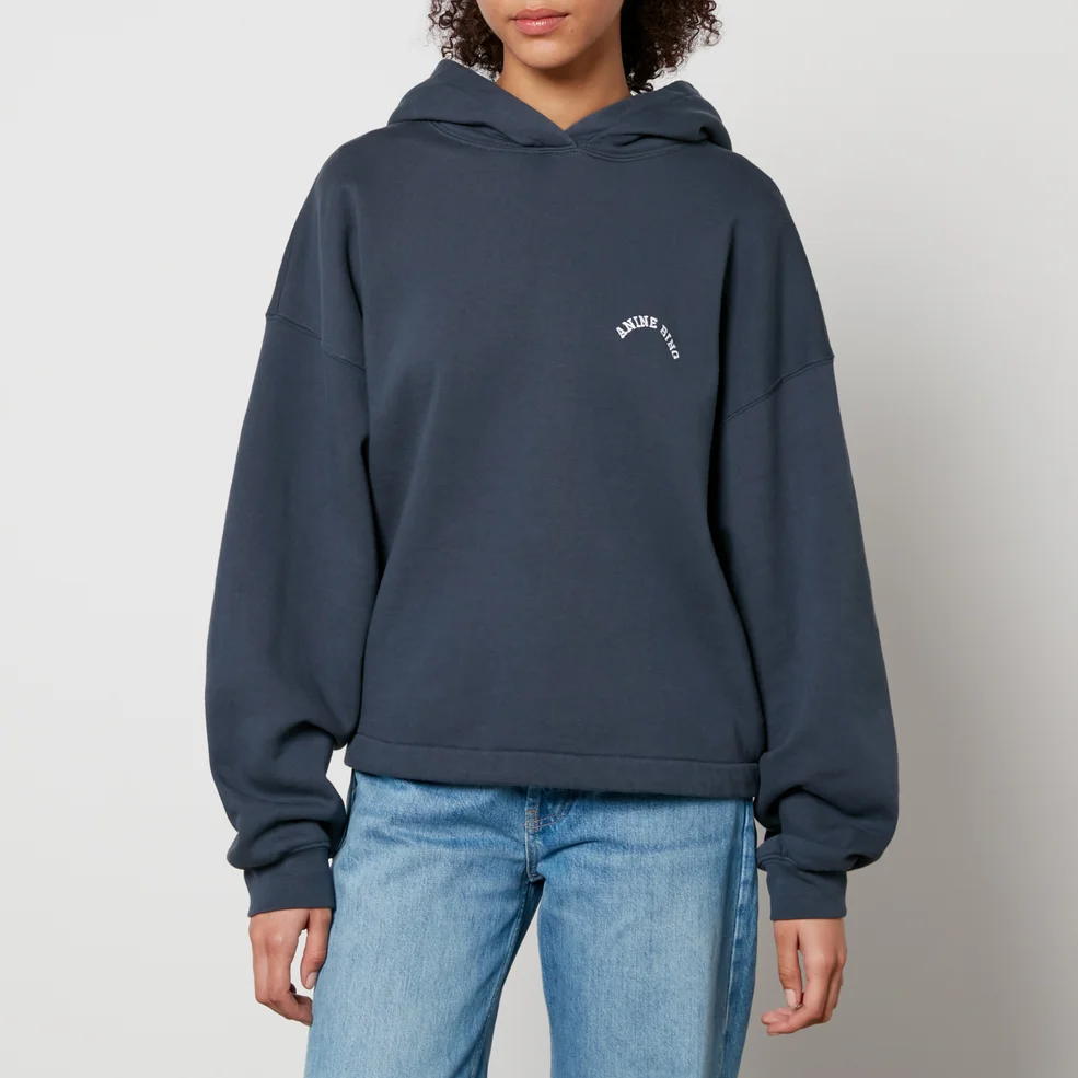 Anine Bing Lucy Cotton-Jersey Hoodie Image 1