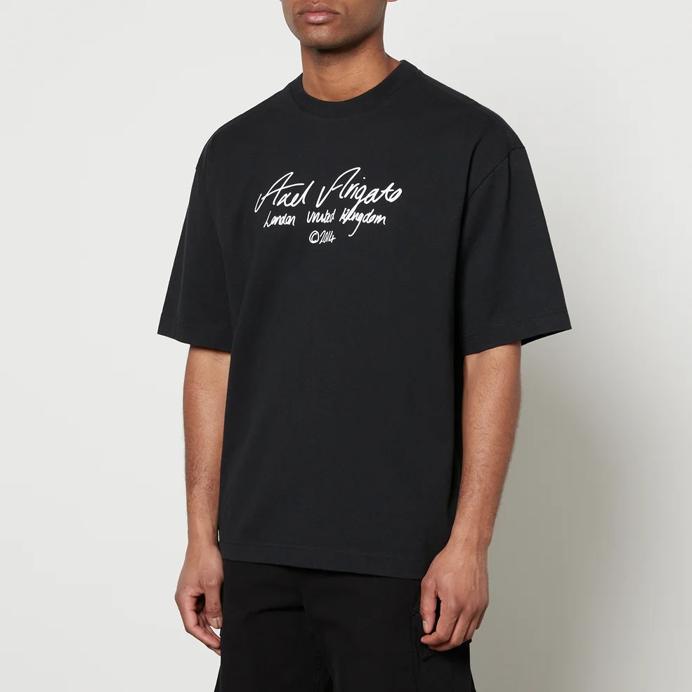 Axel Arigato Essential Logo-Print Cotton-Jersey T-Shirt - S Image 1