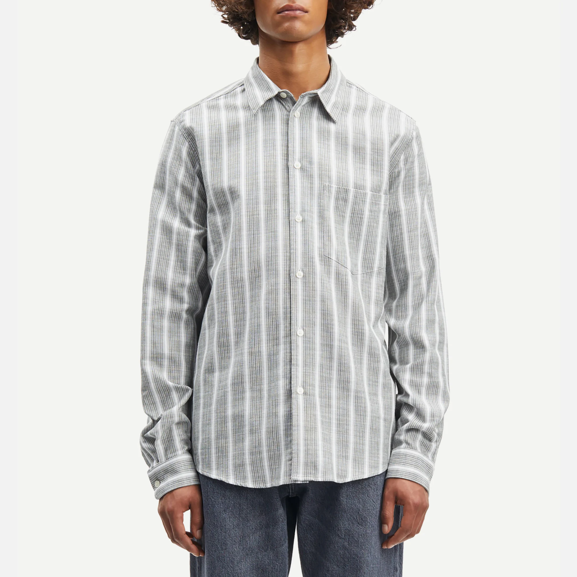 Samsøe Samsøe Liam FP Cotton-Jacquard Shirt - S Image 1