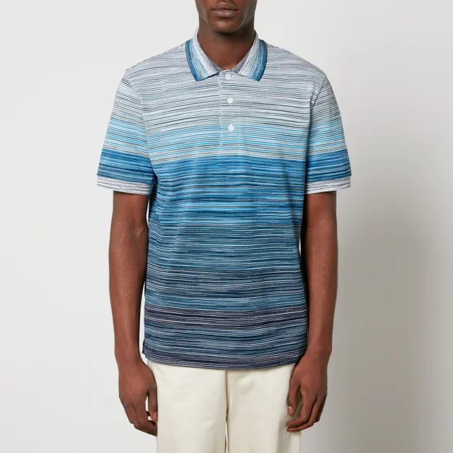Missoni Space-Dye Cotton Polo Shirt
